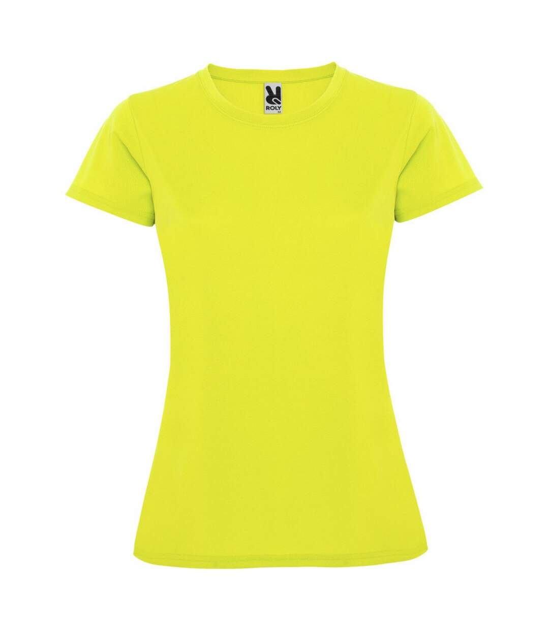 T-shirt montecarlo femme jaune fluo Roly-1