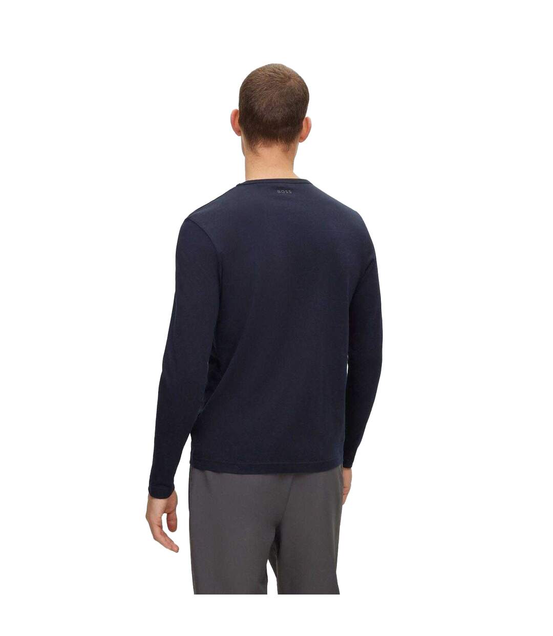 T-shirt Motif/style Logo Tognbo Homme Bleu Foncé Boss-3