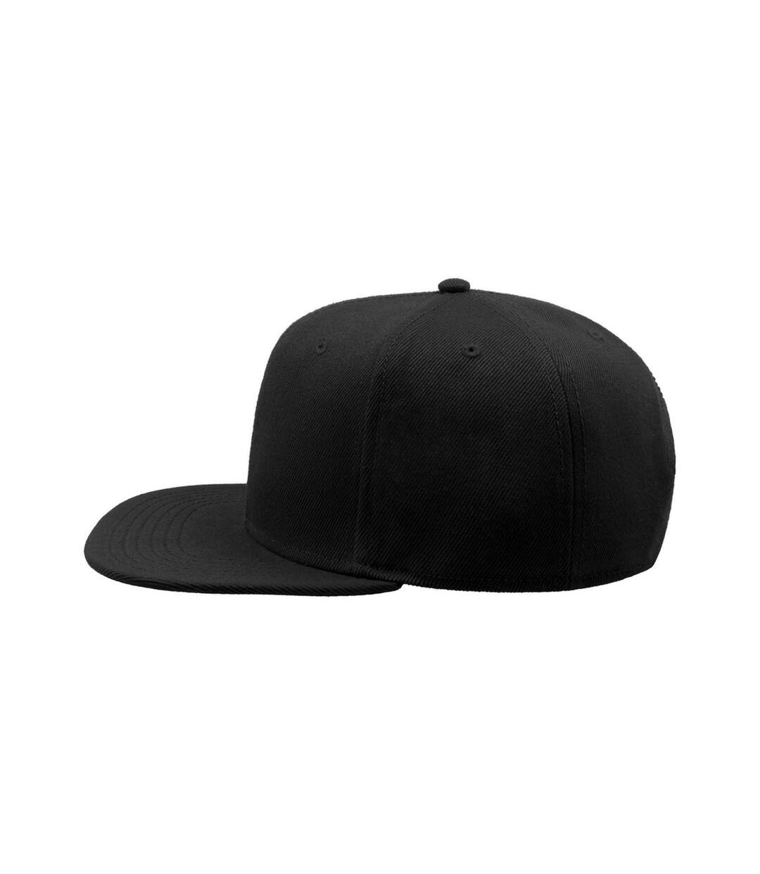 Lot de 2  casquettes avec visière plate adulte noir Atlantis-4