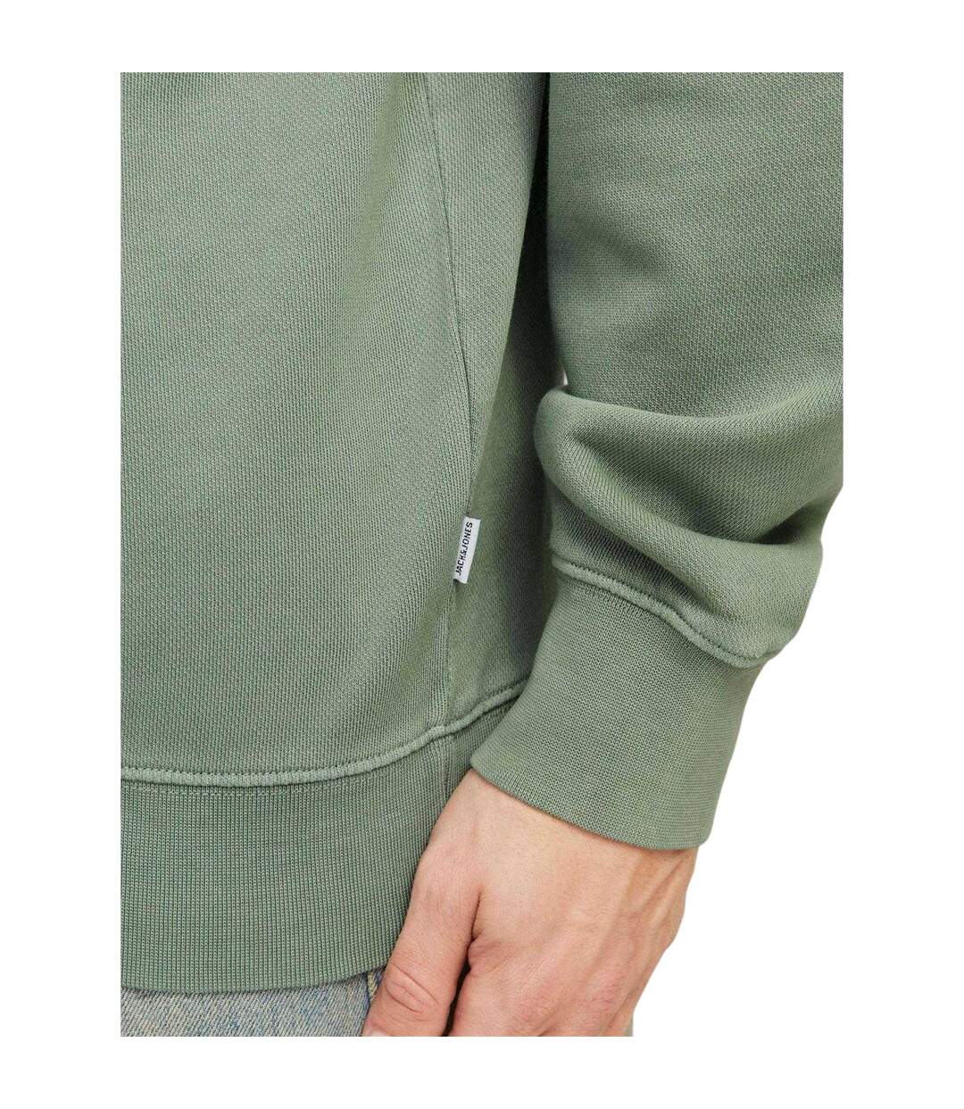 Unisex Adult Faded Drop Shoulder Sweatshirt Iceberg Green Jack And Jones-4