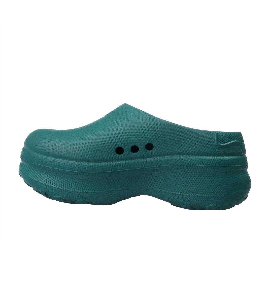 Womens/ladies Stan Smith Platform Mules Green Adidas-2