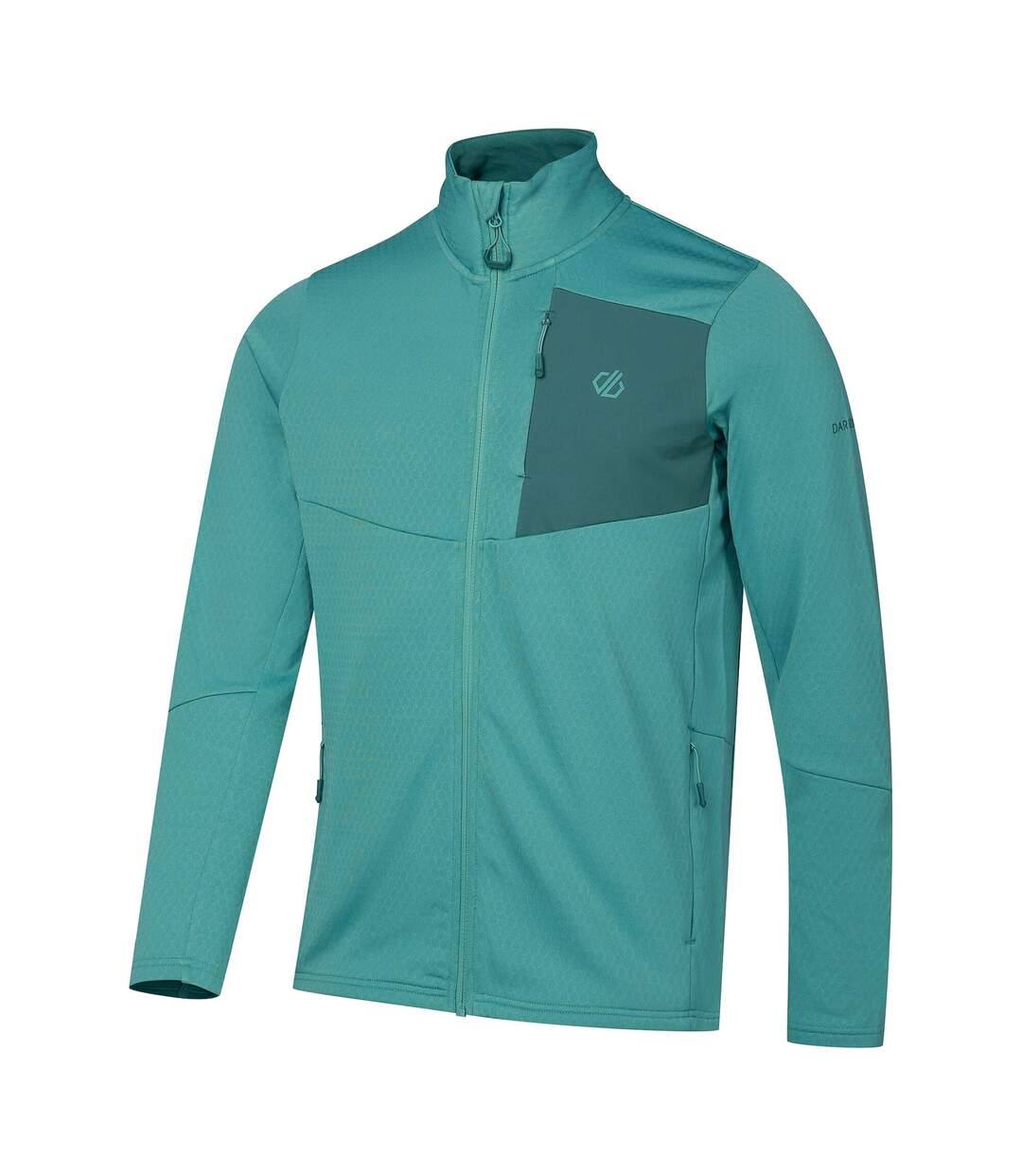 Veste De Sport Extensible À Col Montant Venture Homme Vert Sarcelle Dare 2B-4
