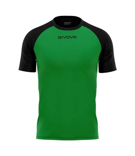 T-shirt Capo Homme Noir Vert Givova