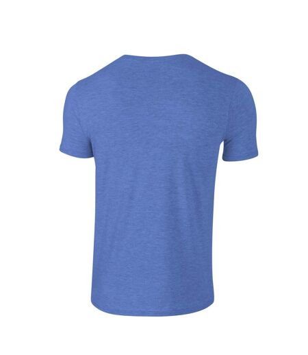 T-shirt softstyle adulte bleu roi chiné Gildan