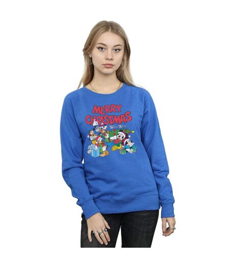 Disney Pantalon de survêtement Mickey And Friends Winter Wishes - Femmes/Ladies (Bleu royal) - UTBI28079