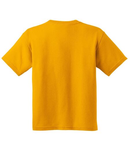 Youth Unisex Heavy Cotton T-shirt Gold Gildan