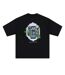T-shirt Paradise Gardens Homme Noir Rose London-2