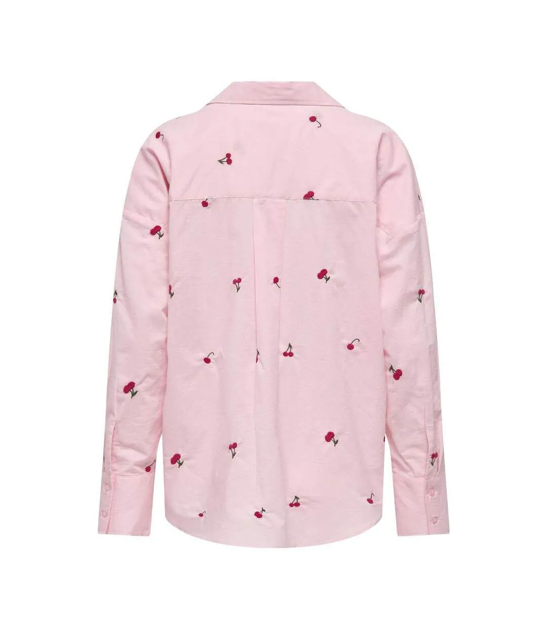 Chemise rose femme only regon-2
