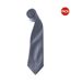 Premier Colours Mens Satin Clip Tie (Pack of 2) (Steel) (One size) - UTRW6940-1