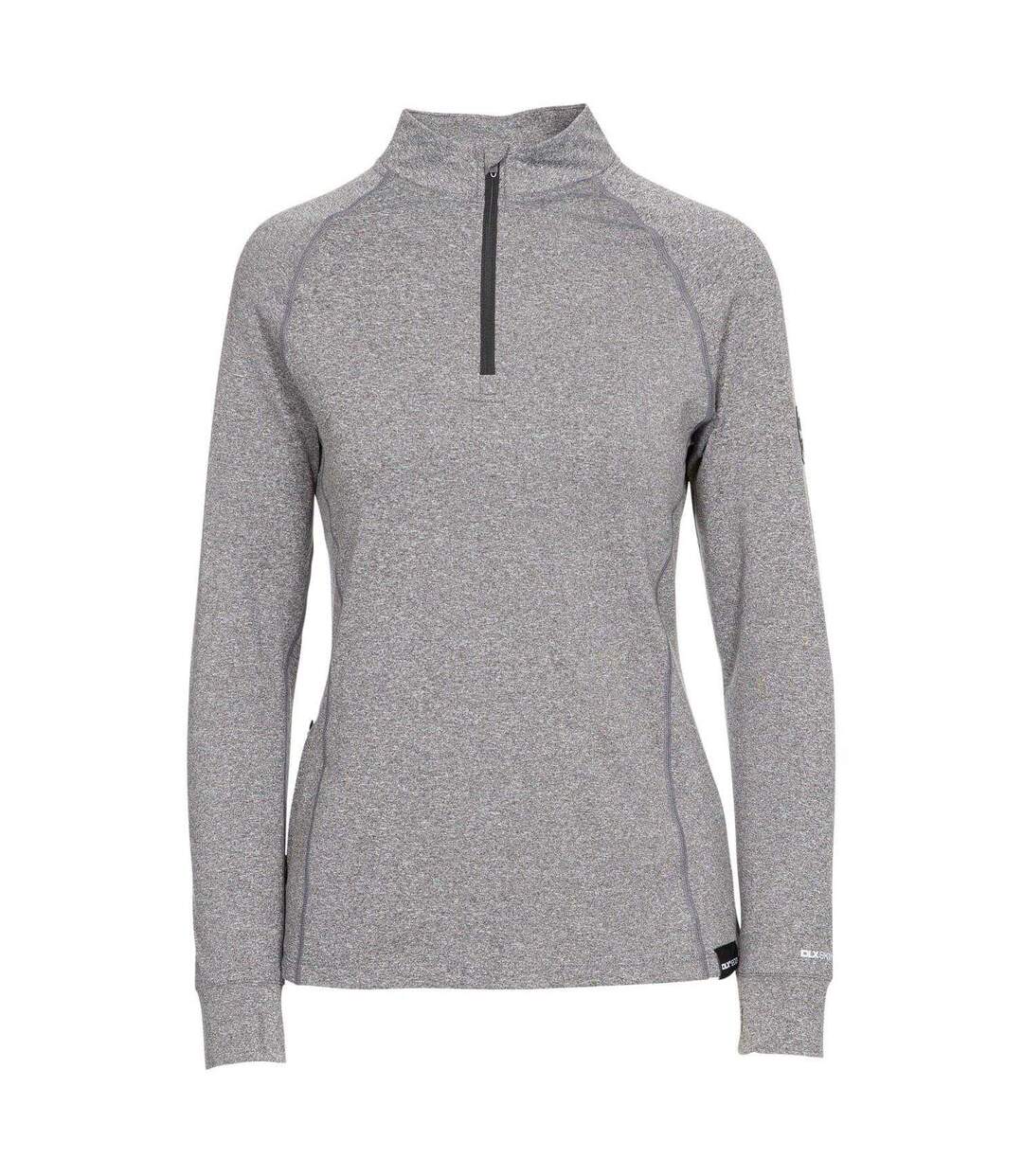 T-shirt Entraînement Femme Gris Chiné DLX-1