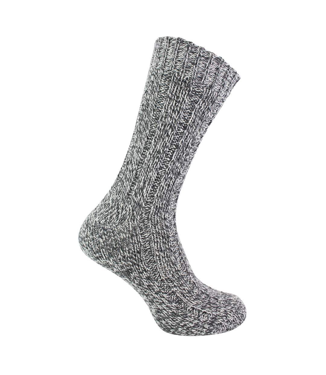 3 Pack Mens Warm Ribbed Knitted Wool Work Boot Socks-4