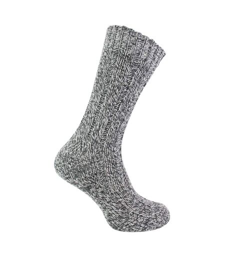 3 Pack Mens Warm Ribbed Knitted Wool Work Boot Socks