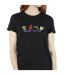 Disney Femme/Les femmes La petite sirène sous la mer - T-shirt boyfriend en coton (Noir) - UTBI31176-3