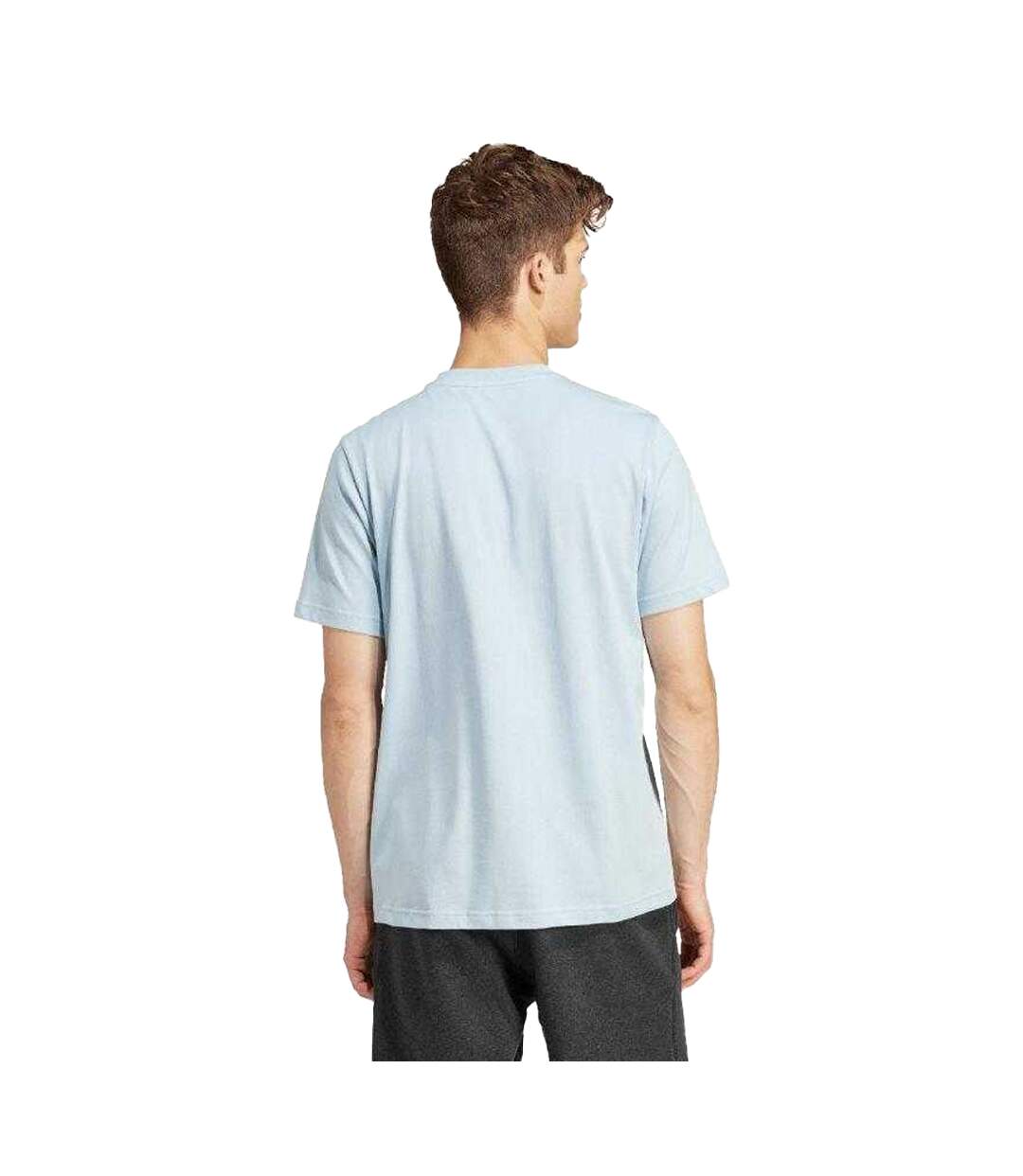 T-shirt Linear Graphic Homme Bleu Adidas-3