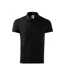 Mens Heavy Cotton Polo Shirt Black Malfini-1