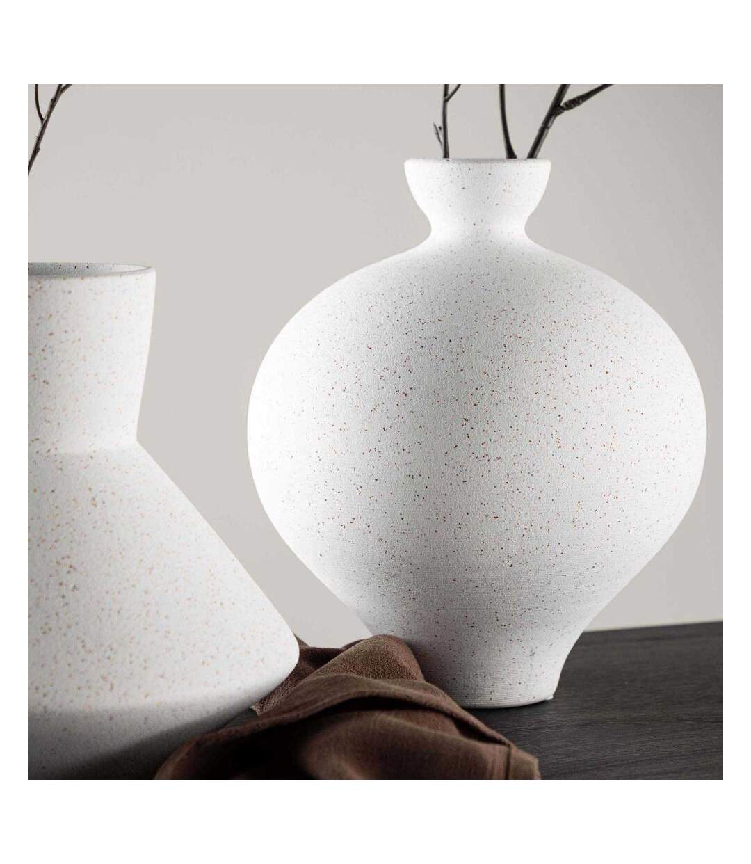 Vase en grès Rellis 6x24 cm-2