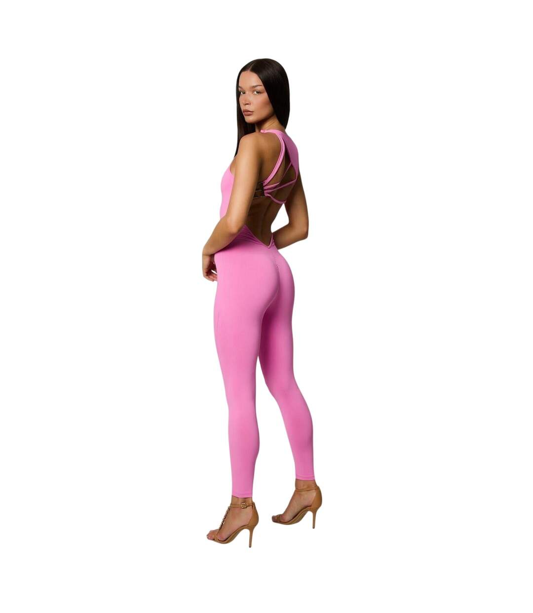 Combinaison Sans Manches Femme Rose Honeyz-3