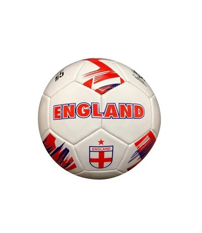 Ballon de foot international country themed taille 5 blanc / rouge England