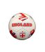 Ballon de foot international country themed taille 5 blanc / rouge England