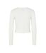 T-Shirt manches longues blanc femme pieces minna-2