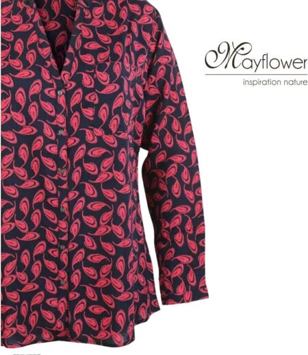 Chemisier en Viscose MAYFLOWER N3203 : Confort Fluide et Look Chic Assuré