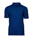 Mens Luxury Stretch Polo Shirt Indigo Blue Tee Jays-1