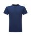 Unisex Adult Performance Contrast T-shirt Navy White TriDri-1