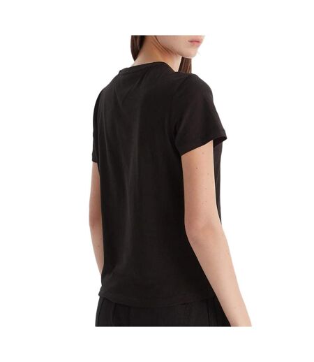 T-Shirt noir femme tommy hilfiger linears