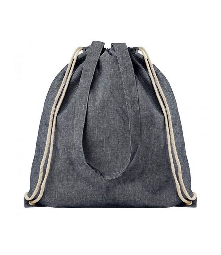 Atlanta Twin Handle Drawstring Bag One Size Denim Heather SOLS