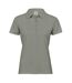 Womens/ladies Luxury Stretch Polo Shirt Sage Tee Jays-1