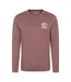 T-shirt Manches Longues Motif/style Graphique Circle Mountain Sunset Homme Bordeaux Mountain Warehouse-2