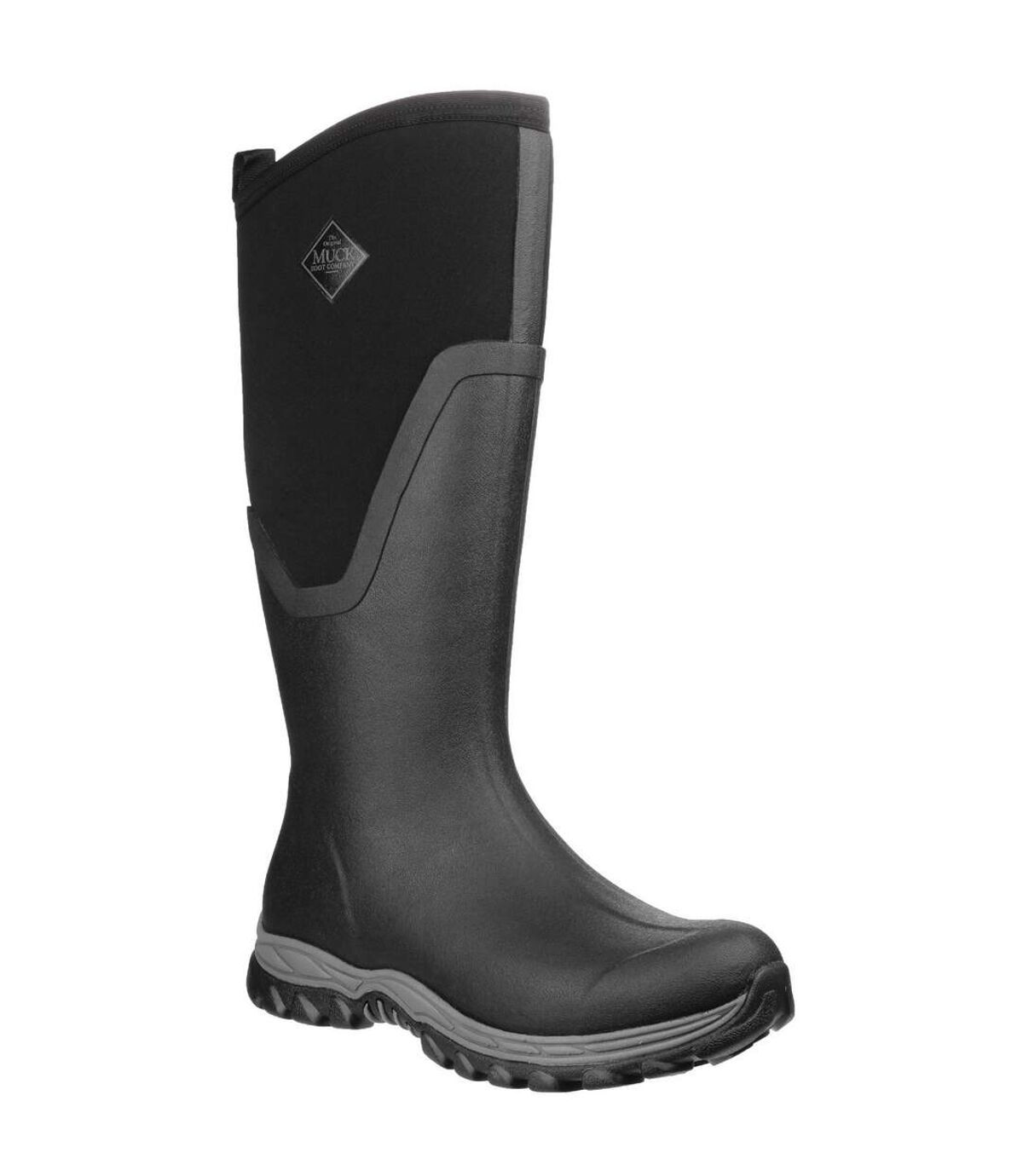 Muck Boots Womens/Ladies Arctic Sport Tall Pill On Wellie Boots (Black/Black) - UTFS4289