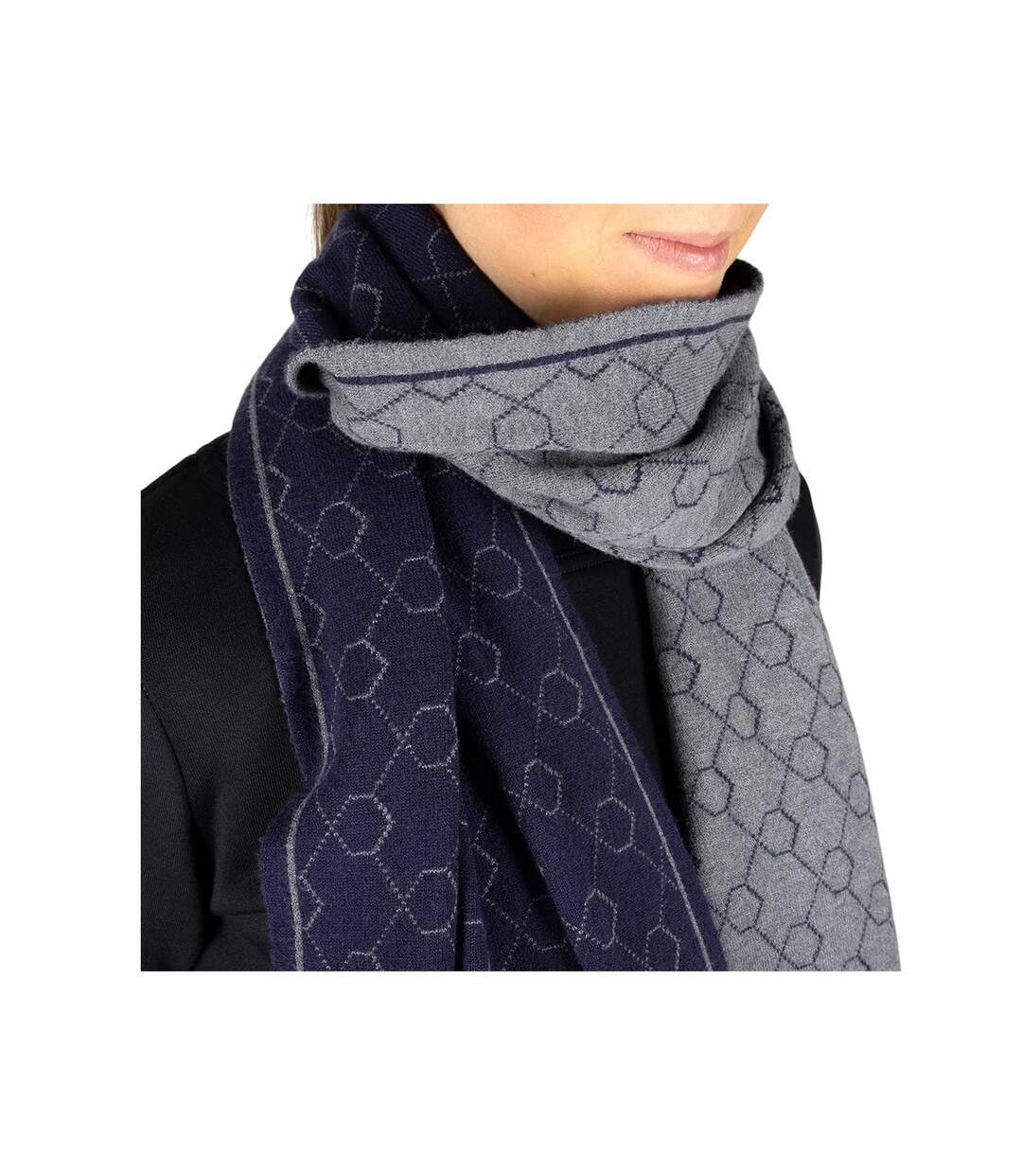 Écharpe Motif/style Logo Répété Morham Taille Unique Bleu Marine Coldstream-2