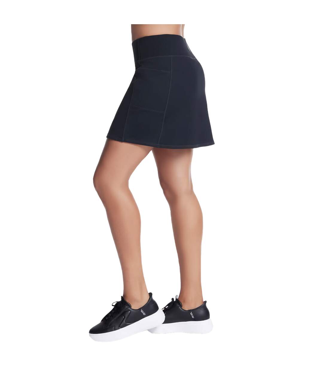 Womens/ladies Go Flex Skort Black Skechers-3