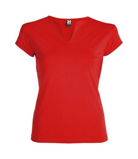 Womens/ladies belice t-shirt red Roly