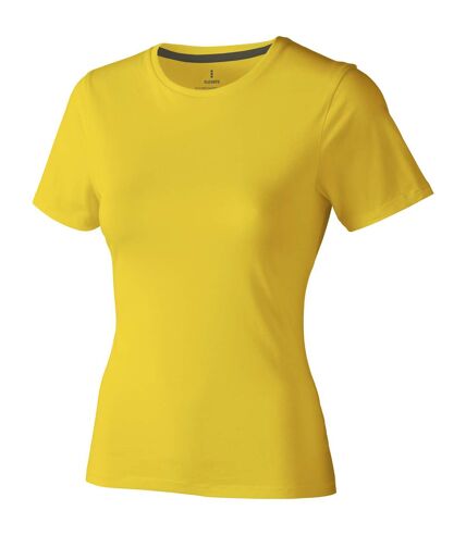 Elevate Womens/Ladies Nanaimo Short Sleeve T-Shirt (Yellow)