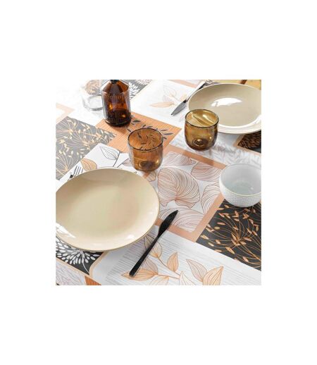 Nappe Antitache Imprimé Faya 150x240cm Naturel