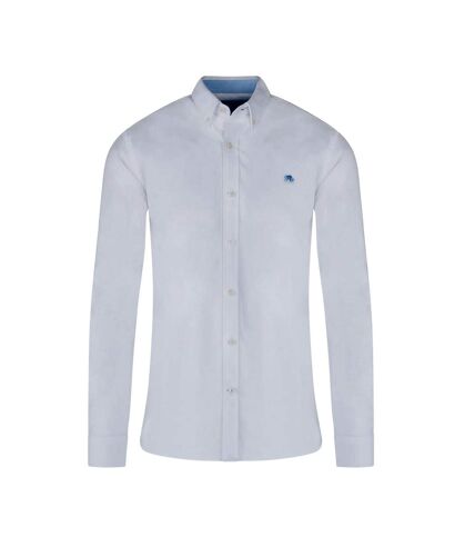 Chemise à manches longues oxford classic pour hommes blanc Raging Bull