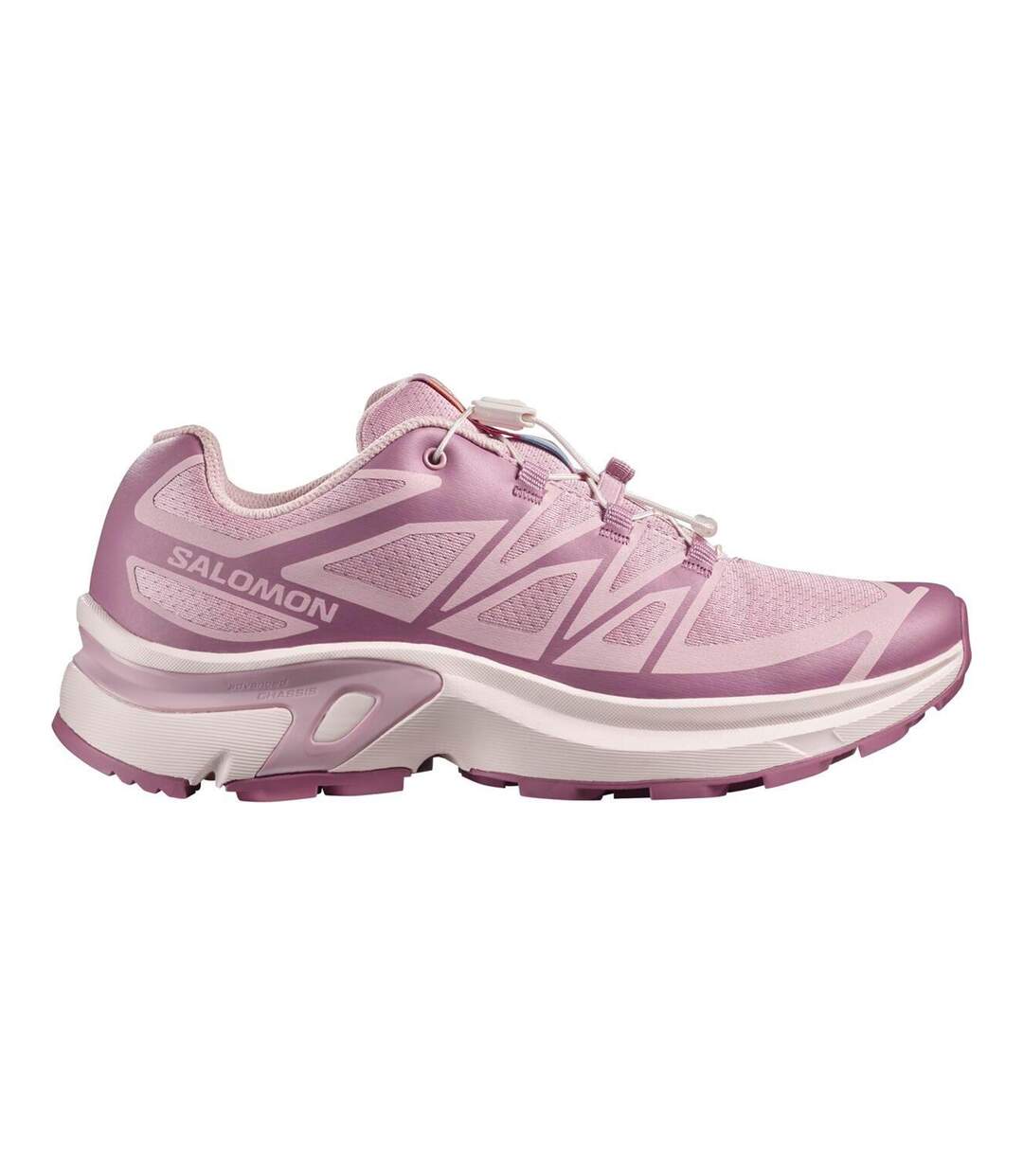Womens/ladies Evr Low Cut Trainers Dawn Pink Salomon-1