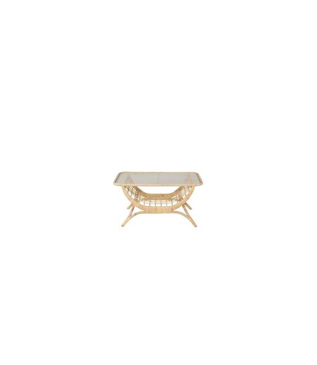 Table Basse de Jardin en Rotin Moana 95cm Naturel