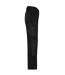 Pantalon De Travail Motif/style Uni Adulte Noir James And Nicholson-4
