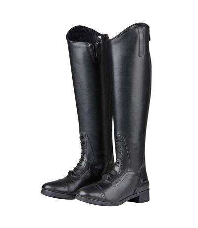 Saxon Womens/Ladies Syntovia Tall Field Boots (Black) - UTWB812