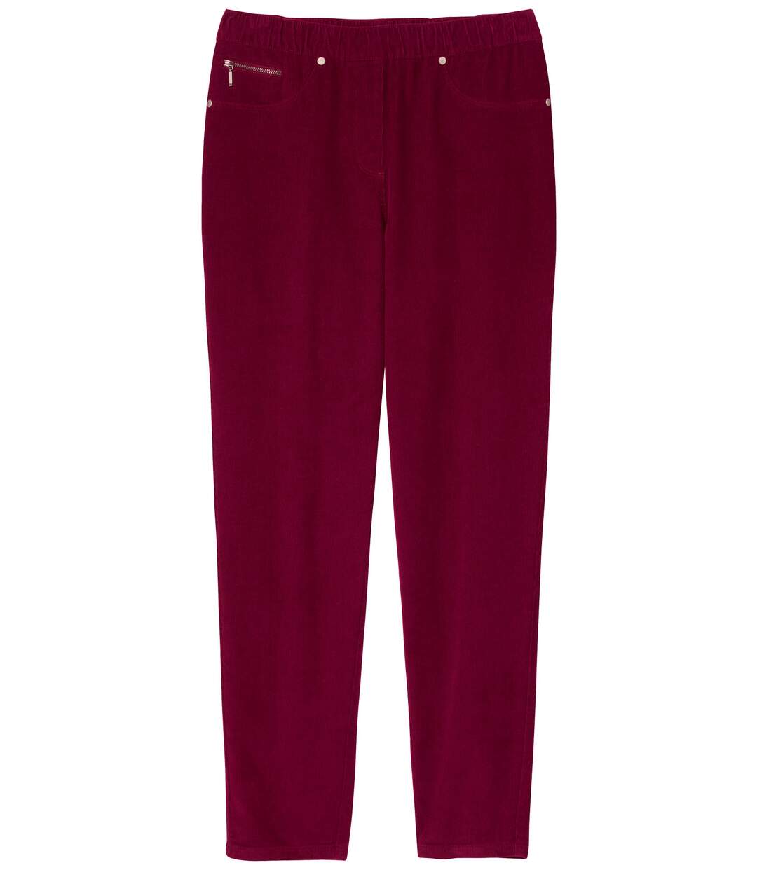 Pantalon Tregging en Velours Stretch 