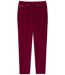 Women's Burgundy Stretchy Corduroy Treggings   