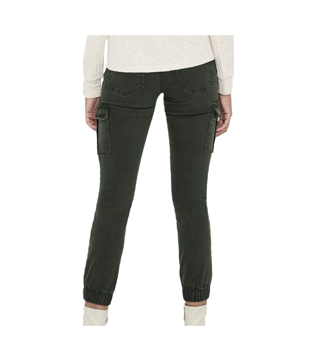 Pantalon Cargo Kaki Femme Only Missouri - W36-L32-2