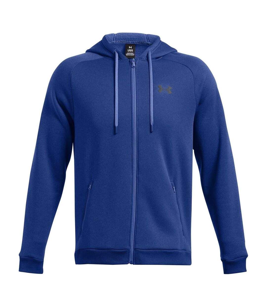 Mens Full Zip Hoodie Blue Under Armour-2