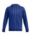 Mens Full Zip Hoodie Blue Under Armour-2