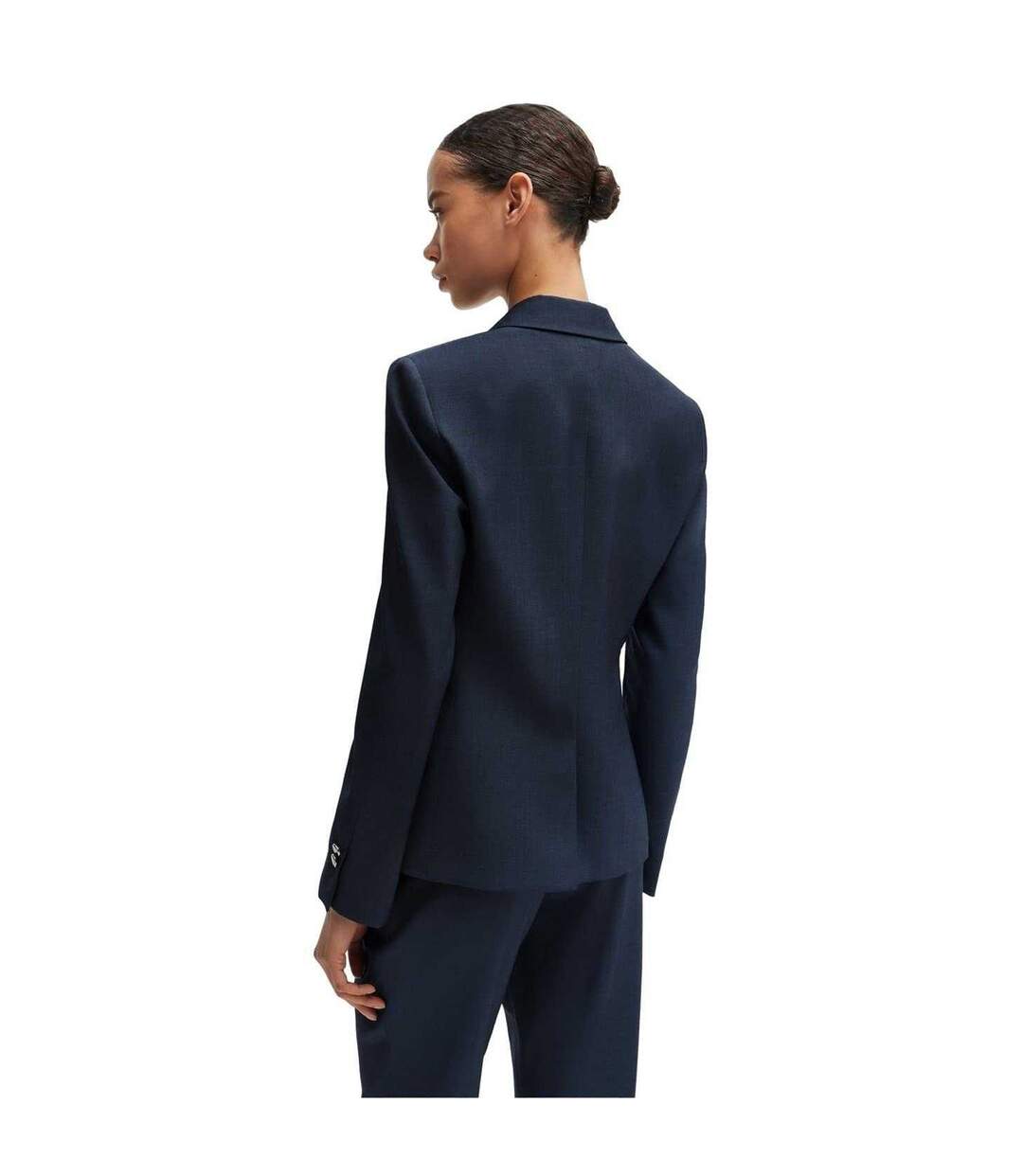 Blazer Officiel Motif/style À Motifs Femme Bleu Boss-3