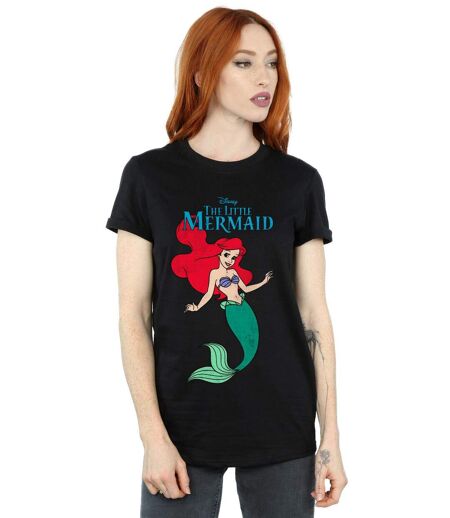 Disney - T-shirt THE LITTLE MERMAID LINE ARIEL - Femme (Noir) - UTBI17637