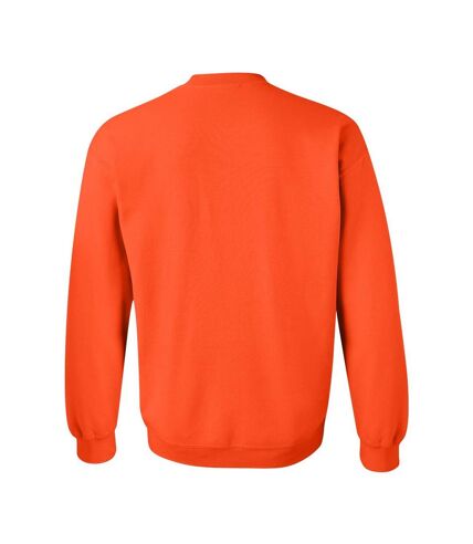 Gildan Heavy Blend Unisex Adult Crewneck Sweatshirt (Orange) - UTBC463